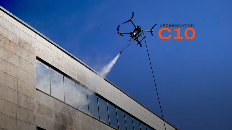 ABZ Innovation C10 Cleaning Drone Ready to Fly Kit (Hose Not included) (C10, Charger, 4 batteries)