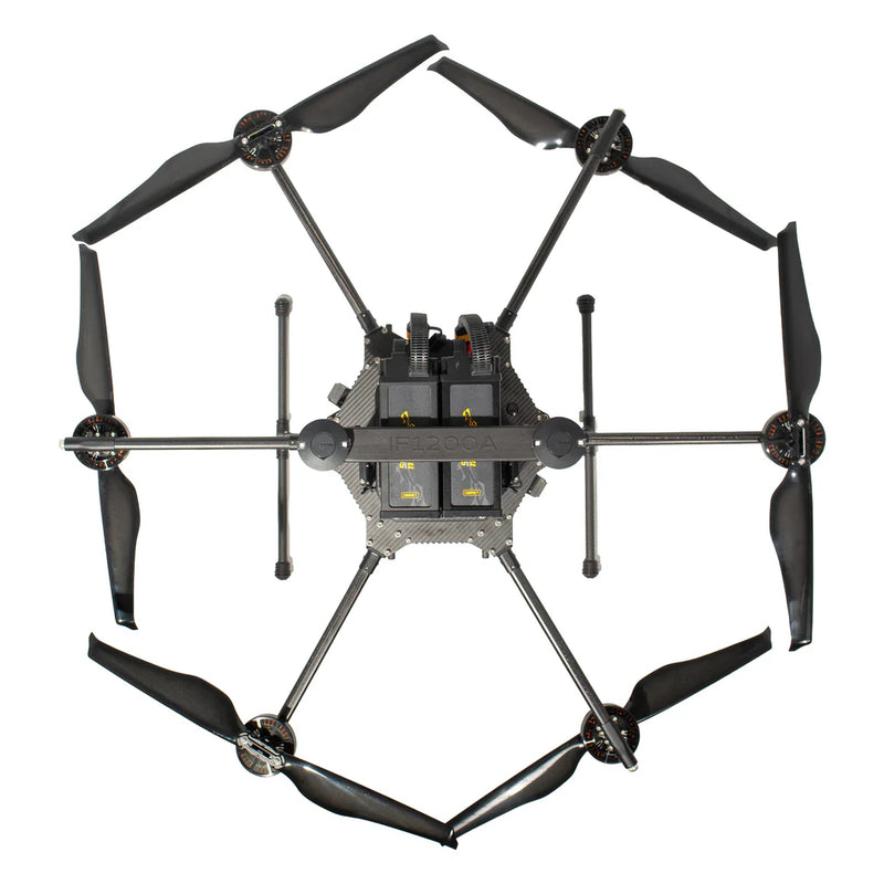 Inspired Flight IF1200A Commercial Hexacopter Heavy-Lift Drone with GS-ONE Remote