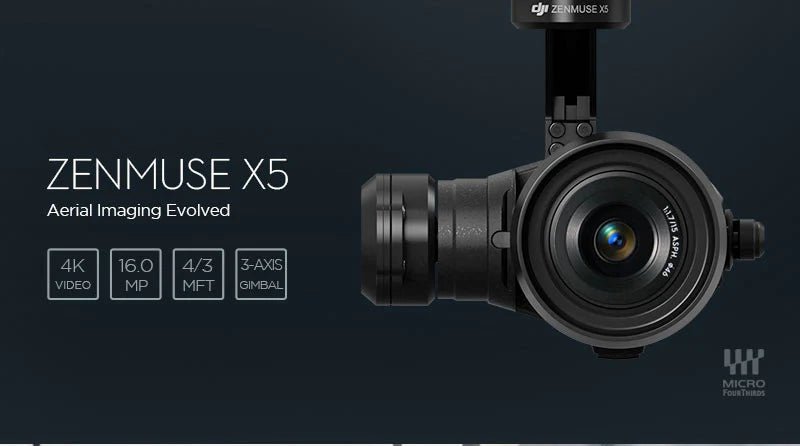 DJI Zenmuse X5 Part 1 Gimbal and Camera (Lens Excluded)