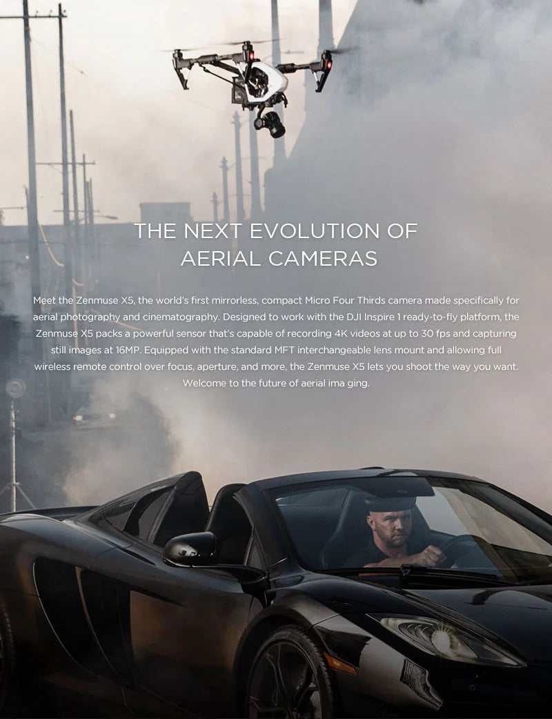 DJI Zenmuse X5 Part 1 Gimbal and Camera (Lens Excluded)